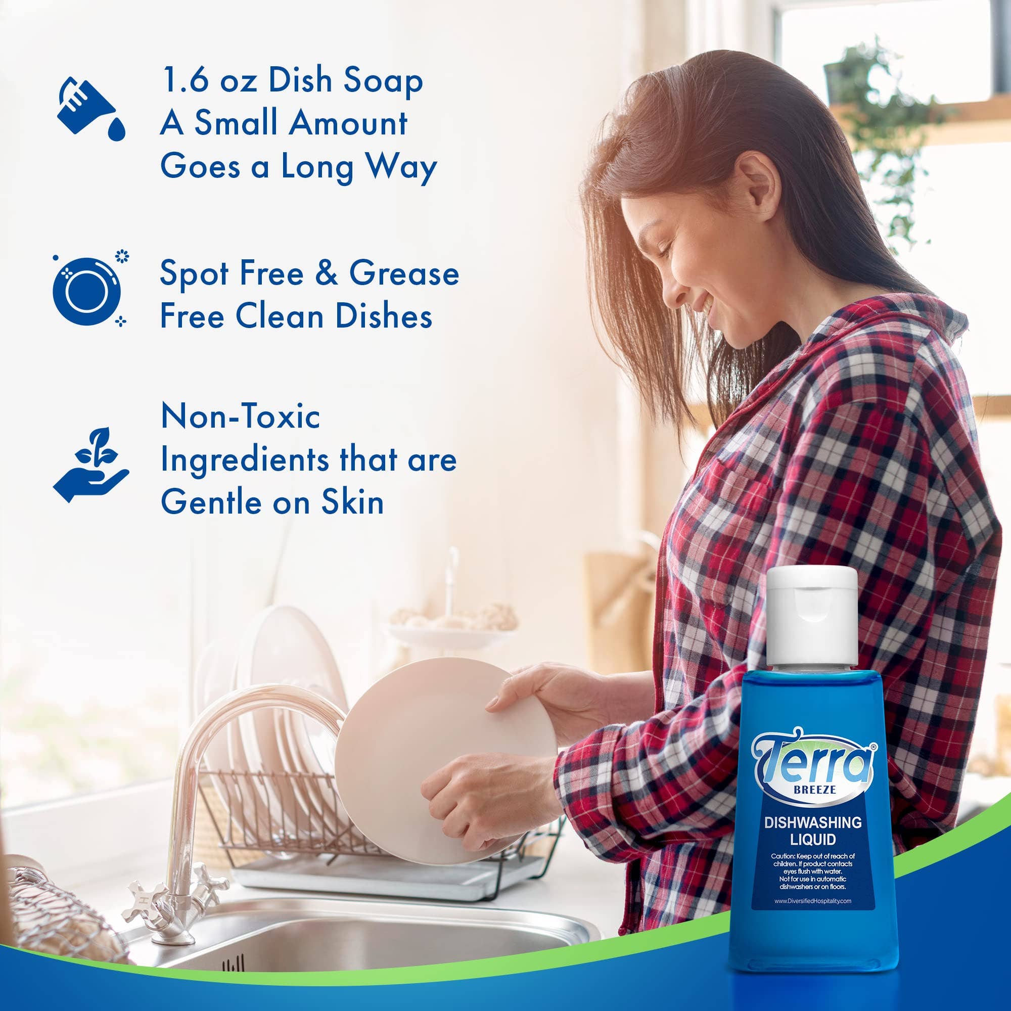 Diversified Hospitality Solutions – wholesale Diskmedel – Resetvättmedel & Diskmedel | Terra Breeze 1-Shoppe All-In-Kit Bulk Hotellstorlek Bekvämligheter för AirBnB & Uthyrningar | Diskmedel, Diskmaskinsmedel & Förmätt Tvättmedel | 180 st5