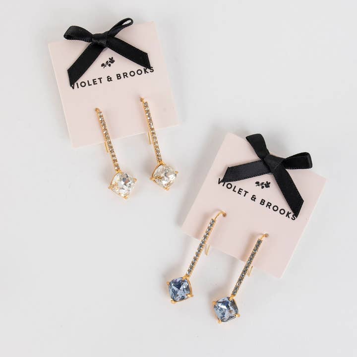 Violet & Brooks – Brincos de argola por atacado – Brinco Brooke Crystal Gota6