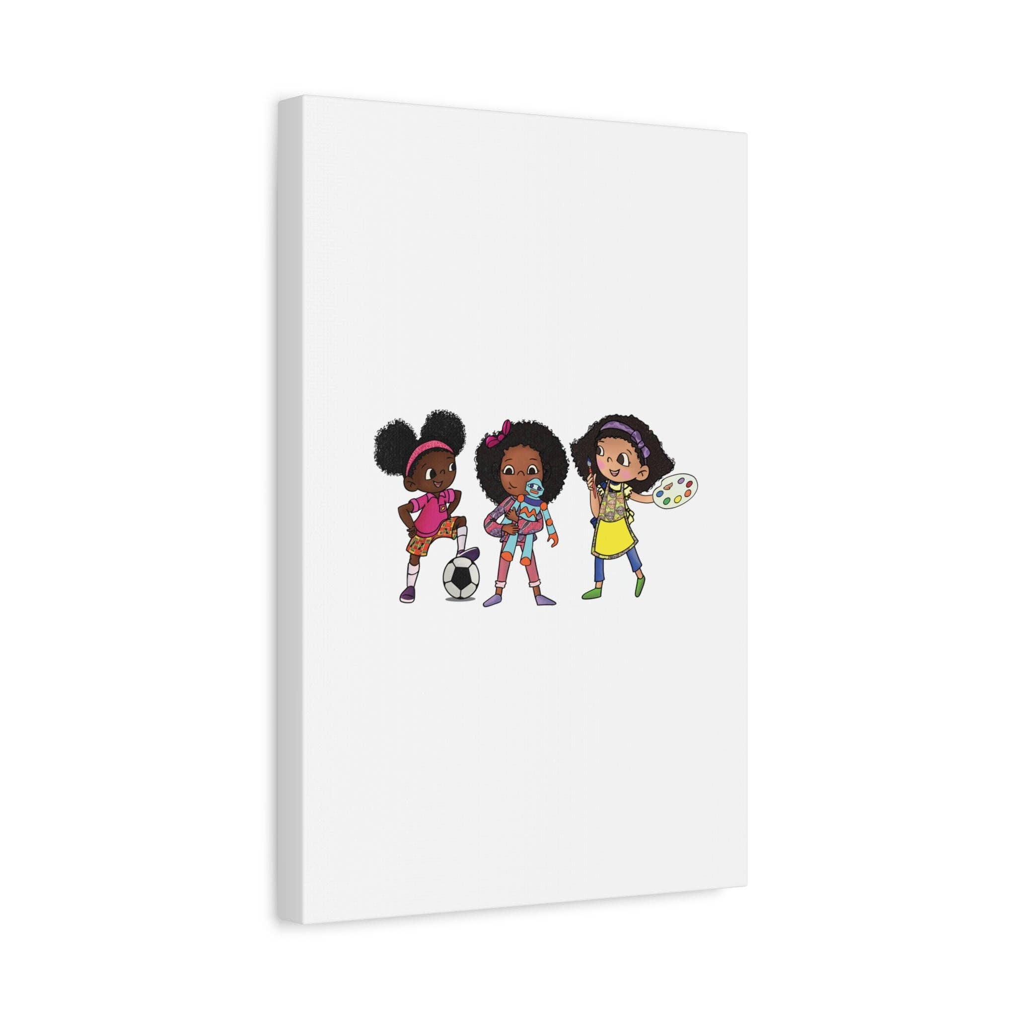 Ikuzi Dolls - Wholesale Art Print - Kids & Baby - Kids' Canvas Wall Art - Playful Characters for Creative Spaces150