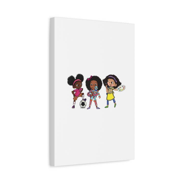 Ikuzi Dolls - Wholesale Art Print - Kids & Baby - Kids' Canvas Wall Art - Playful Characters for Creative Spaces150