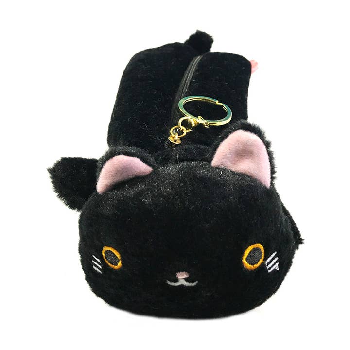 Wrapables Cute Cat Pouch Plush Pencil Case for wholesale by Wrapables.com