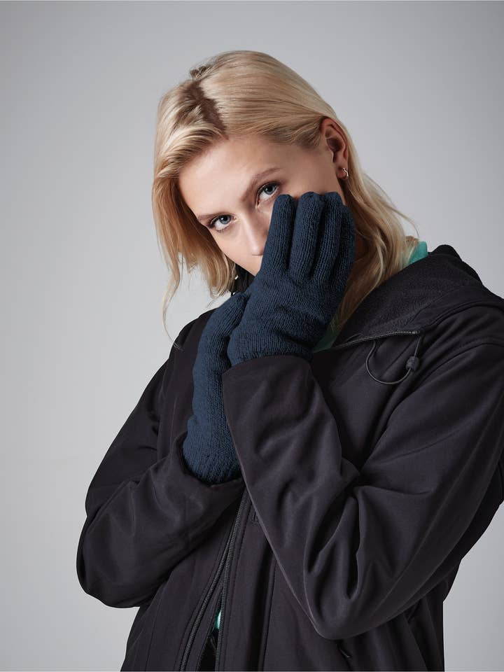 Beechfield Classic Thinsulate™ -handschoenen | uniseks | zwart of marineblauw | S-XL voor wholesale door Logo Free Clothing