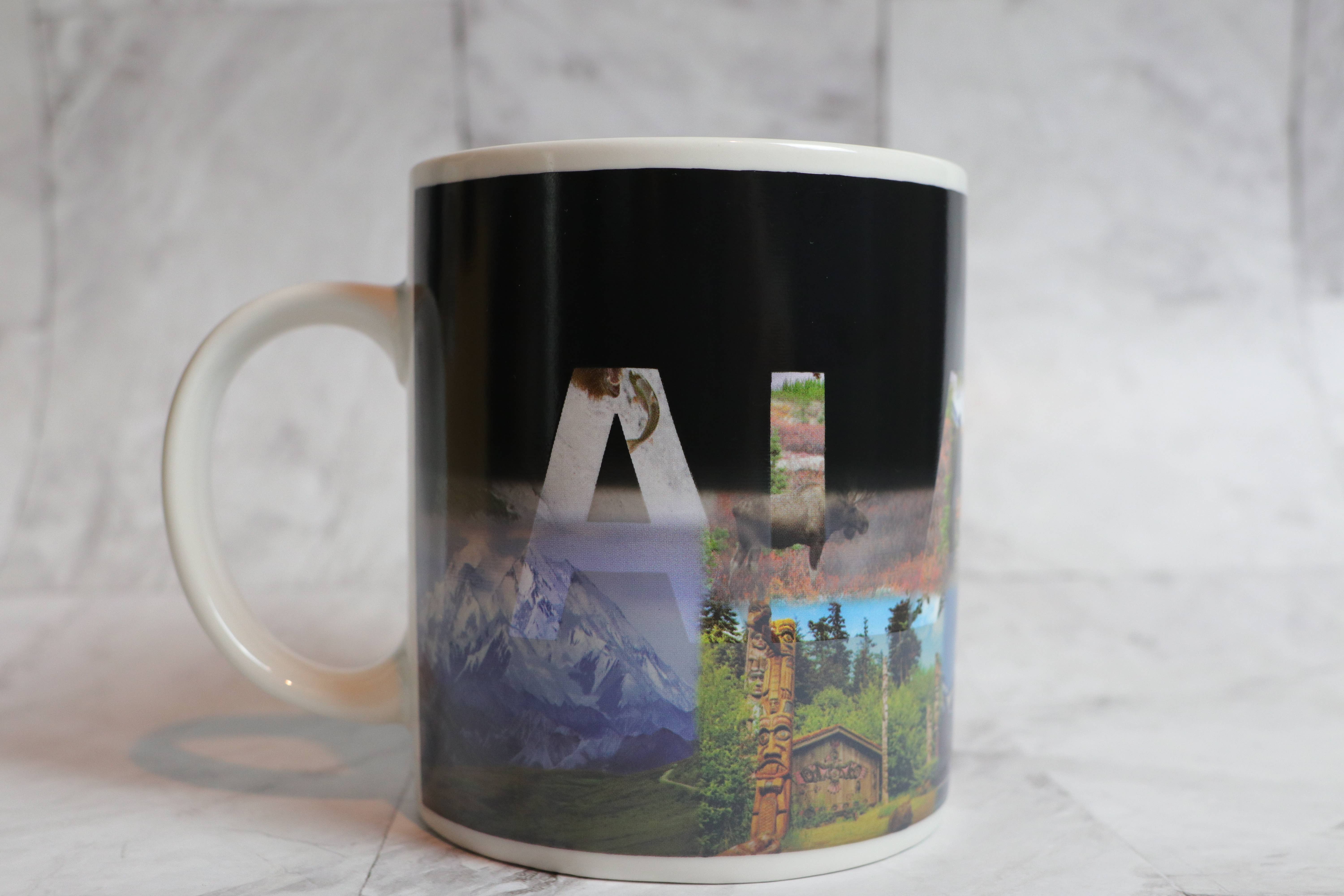 Sunkiss - Wholesale Coffee Mug - State of Alaska Color Changing Coffee Mug4