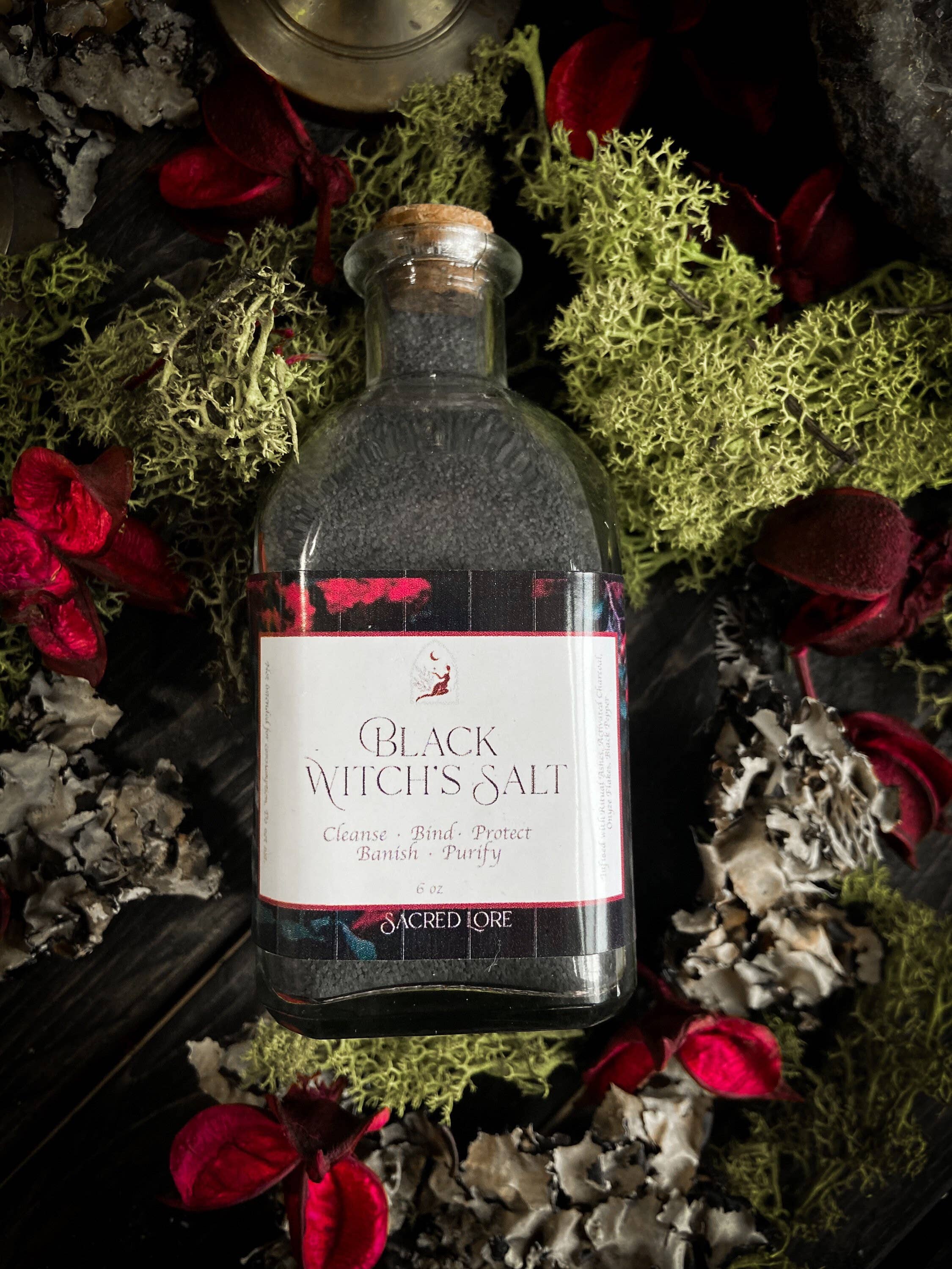 Sacred Lore – wholesale Meditation supplies – Black Witch’s Salt, Black Salt, Ritual Salt, Altar Decor1