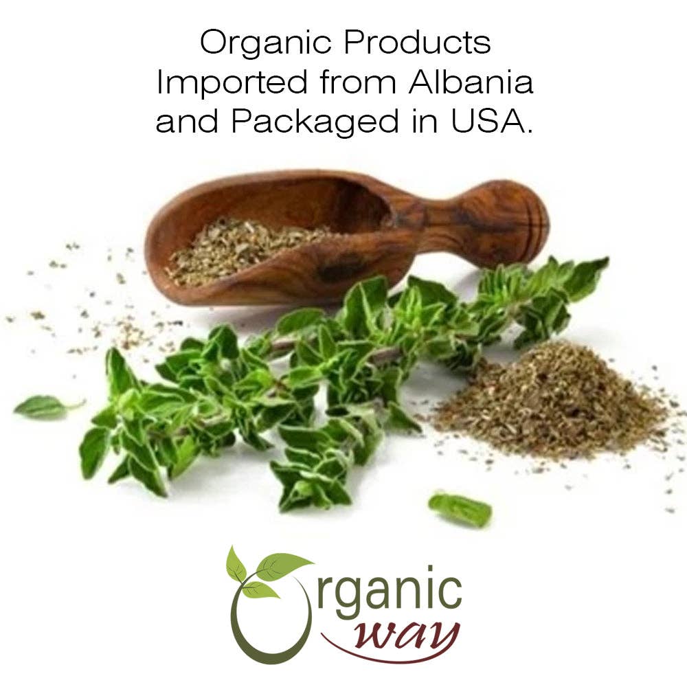 Organic Way LLC - Wholesale Herbs - Dried Oregano Leaf Cut & Sifted (Origanum vulgare) - European Wild-Harvest | Kosher Certified | Vegan, Non GMO & Gluten Free | USDA Certified | Origin - Albania2