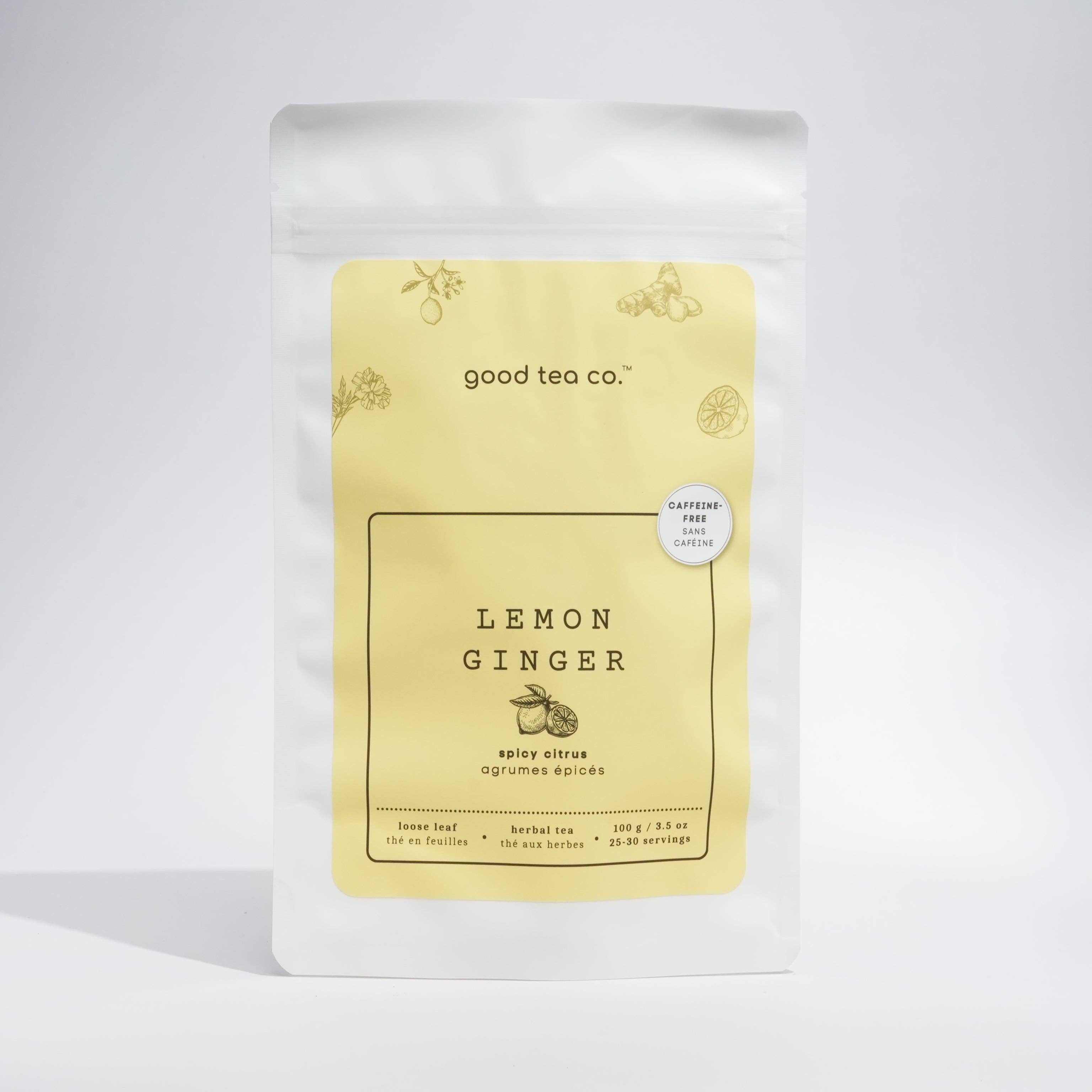 Good Tea Co. - Wholesale Loose Tea - Lemon Ginger - Loose Leaf Herbal Tea3
