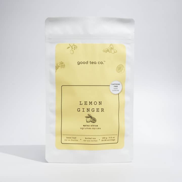Good Tea Co. - Wholesale Loose Tea - Lemon Ginger - Loose Leaf Herbal Tea3