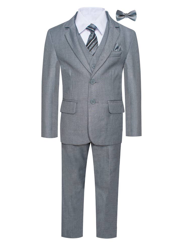 Kostymbyxor för pojkar Väst Slips Blazer 7st Classic Fit Lapel för wholesale av Setco.26