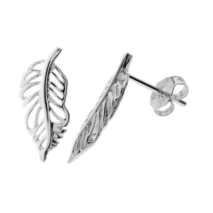 Matilda a découpé des clous en plumes. pour la vente par Kali Ma Designs - Sterling Silver Jewellery