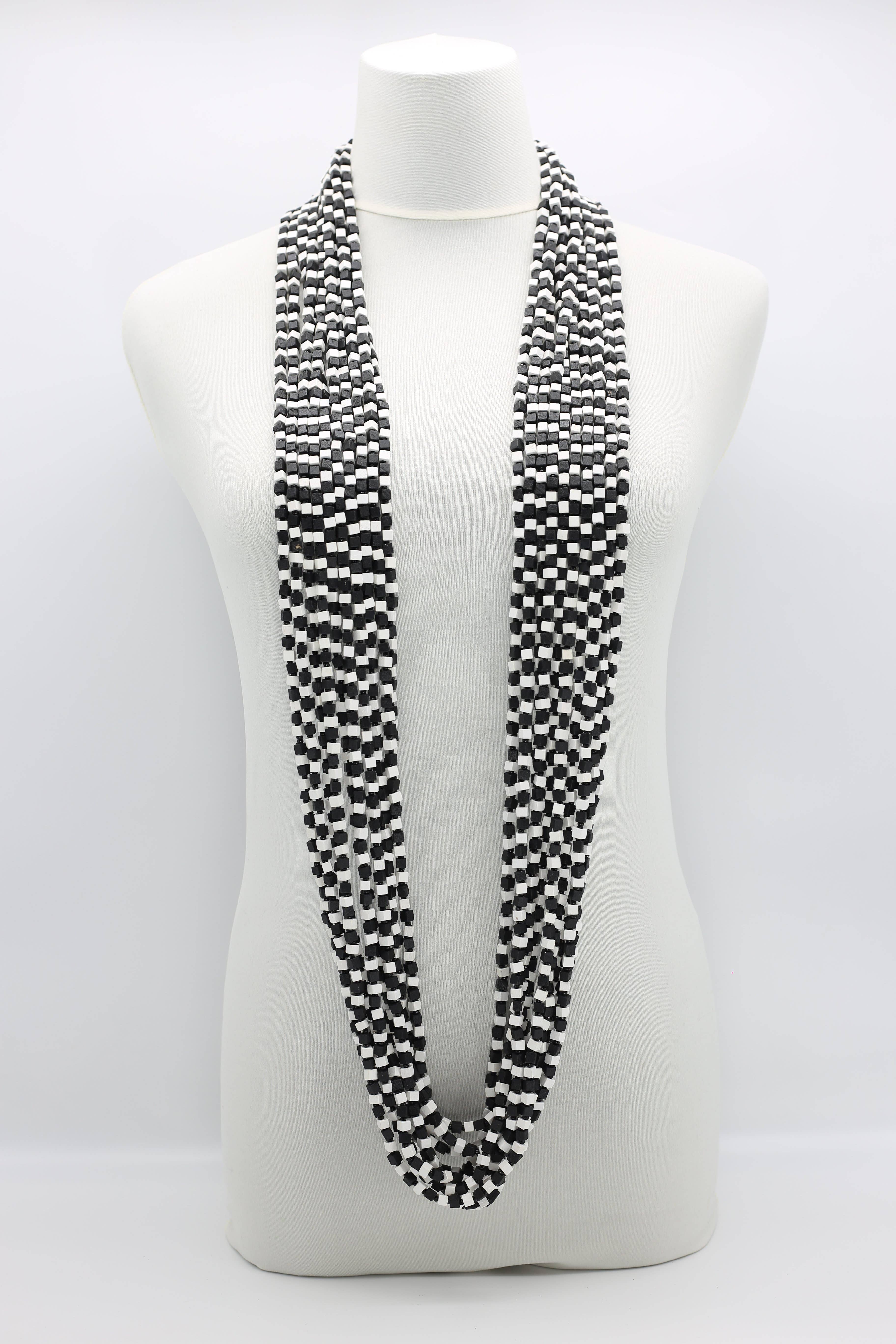 Jianhui London – Engroshandel Perlehalskæde – Den næste Pashmina halskæde Træperler - Mosaic Art46