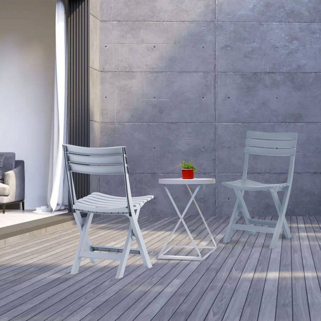 Aria Home - Wholesale Patio Chair - Set of 2 Terrasse Outdoor Folding Chair-Weather & UV Resistant24