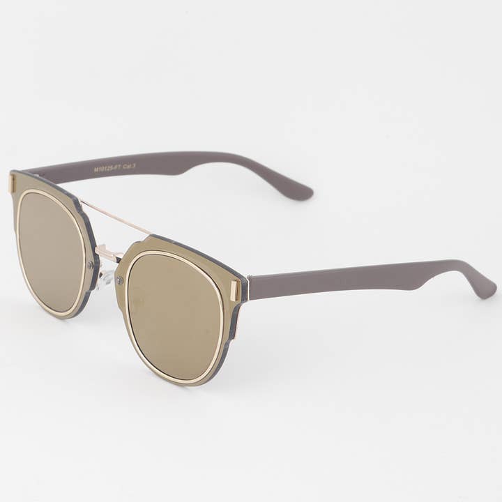 mix Reflective Unique Round Sunglasses for wholesale on Faire
