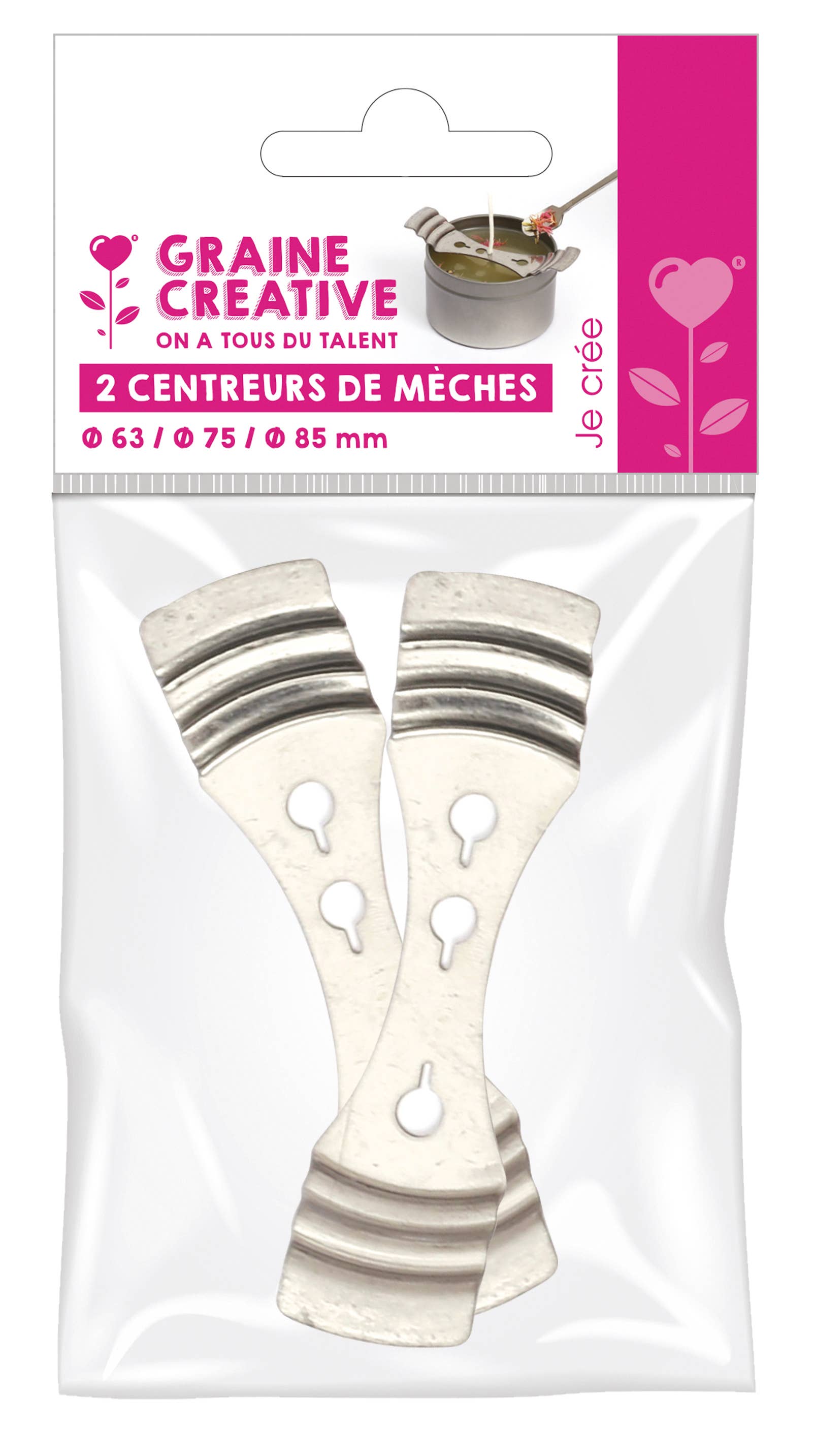 Graine Créative – wholesale DIY-pysselkit – 2-delade centreringsverktyg för veke2