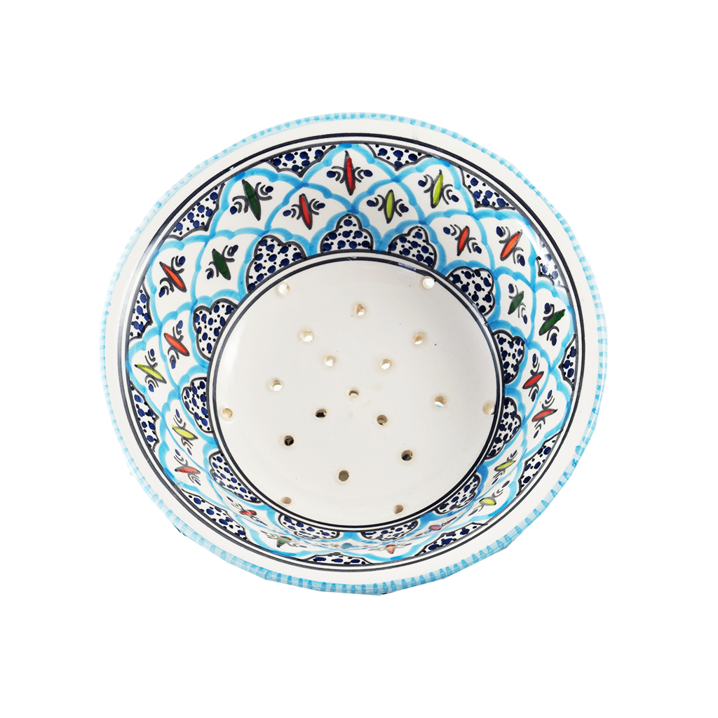 Sobremesa - Wholesale Bowl - Rosette Ceramic Berry Bowl, Pasta Strainers, Colander3