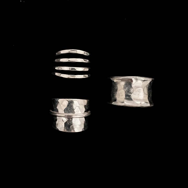 R1 - Anéis martelados por atacado de Anantara