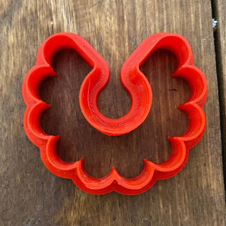 Scalloped Hoop Shape Cookie or Clay Cutter for wholesale by CookieCutterSupply
