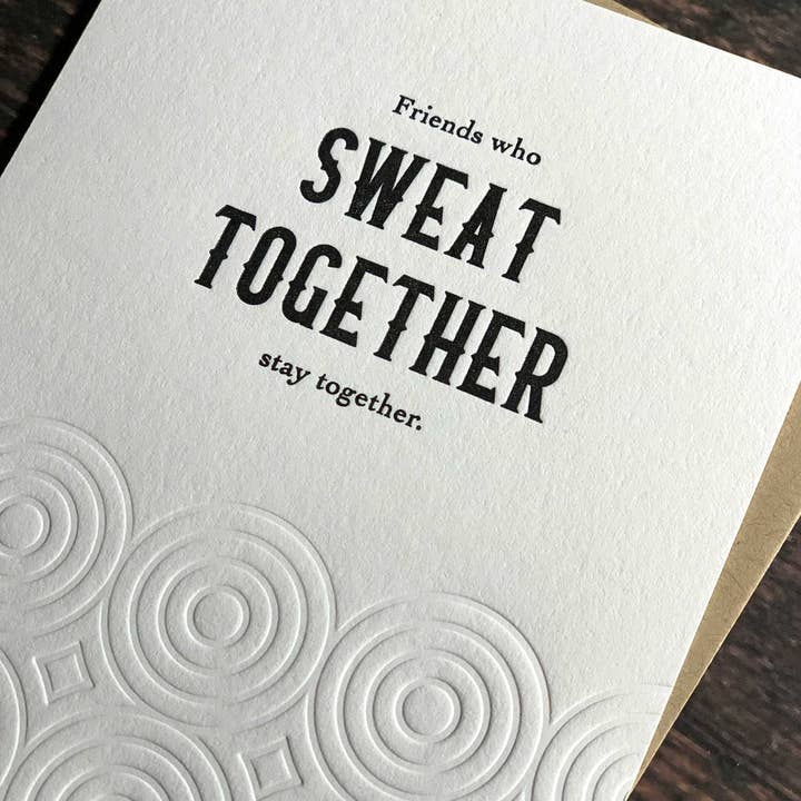 Kincaid Creative - Wholesale Friendship Card - Cards for a friend. Gym buddy gift. Just because card.1