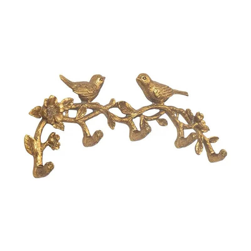 Vagabond Vintage – wholesale Wall hook – PEWTER BIRD HOOK3