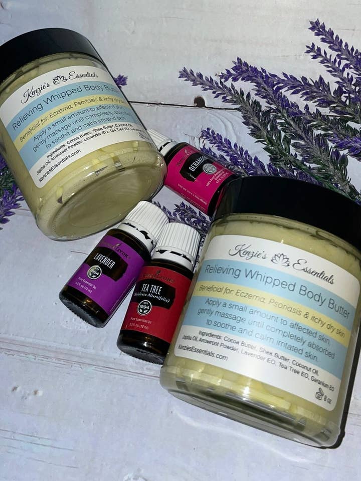 Relieving Whipped Body Butter for wholesale by Kenzie's Essentials