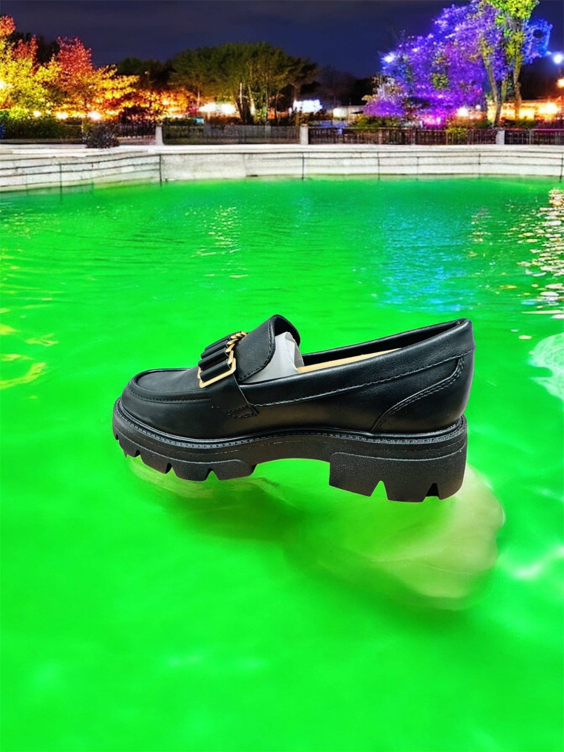 black S.Oliver Women's Chunky Loafer Manufacturer Number: M2470342 for wholesale on Faire2