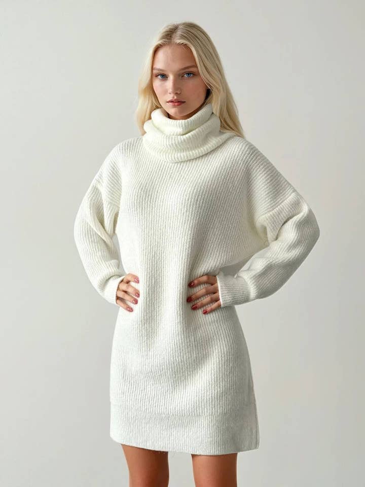 Anaz - Wholesale Dress - Women's - Sweater Dress0