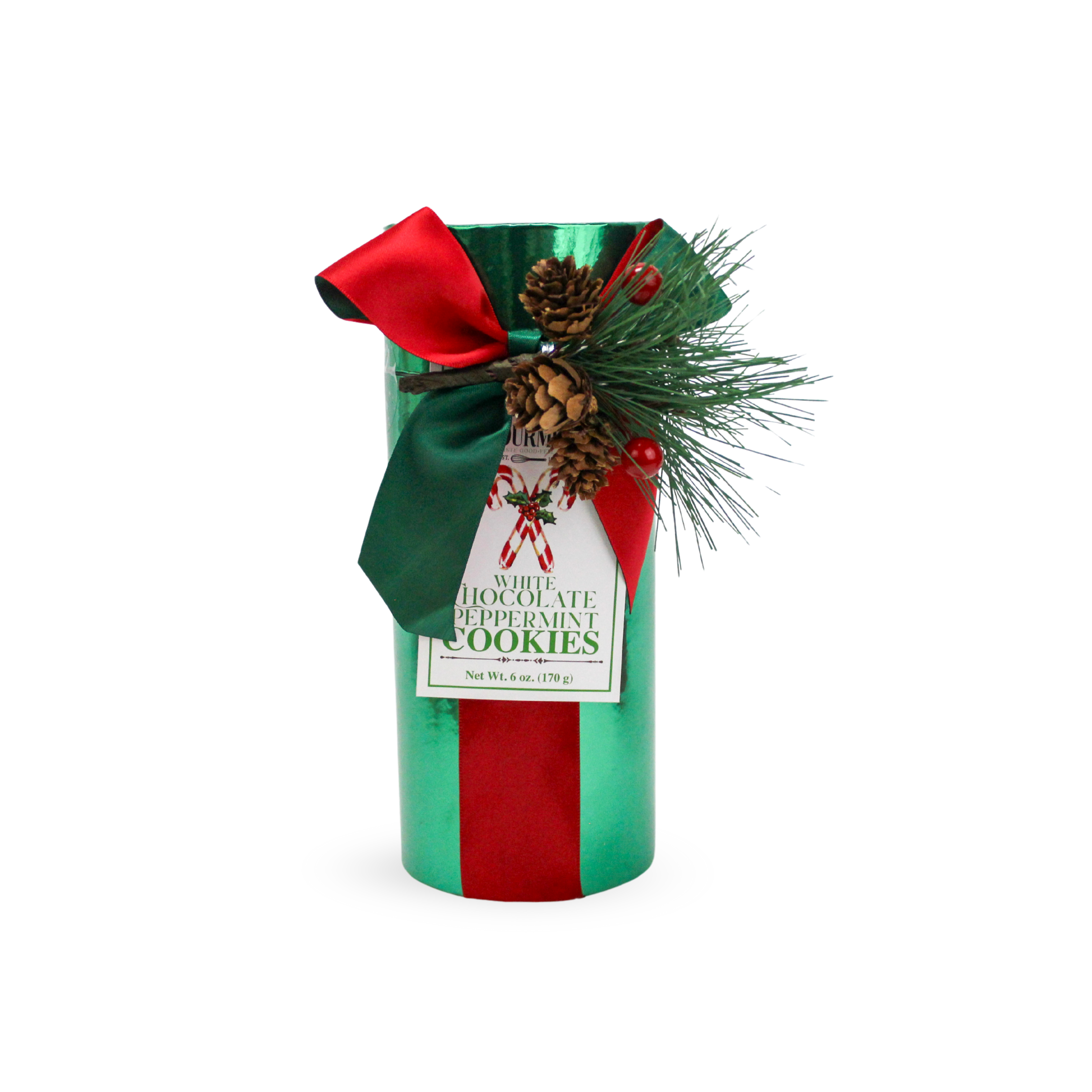 Too Good Gourmet - Vente Biscuits - Tubes Décoratifs Métalliques : Biscuits Chocolat Blanc & Canneberge4