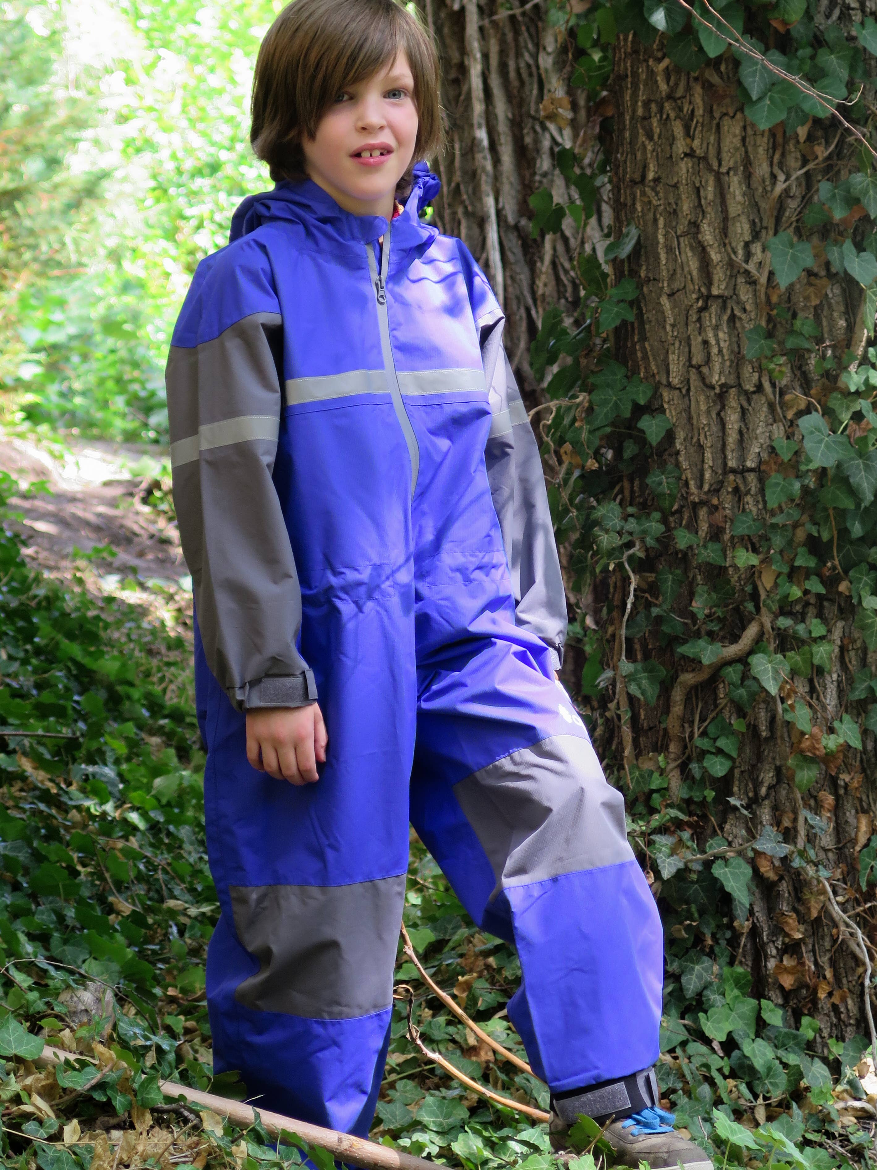 Oaki – Impermeável – Criança por atacado – Fato de Caminhada (Crianças), Azul Brighton3