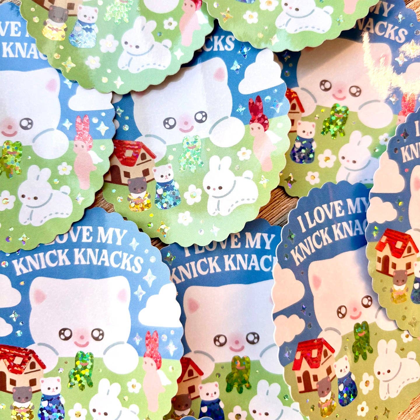 Maobabie – wholesale Sticker – Vinyl Sticker - I Love My Knick Knacks1