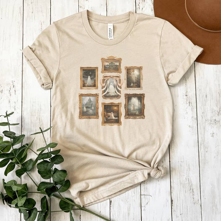 H+P Wholesale - Wholesale T-Shirt (Graphic) - Women's - Ghost Coquette Sand Graphic Tee