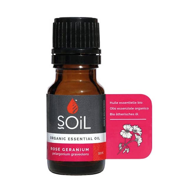 SOiL Organic Aromatherapy – wholesale Essential oil – Rose Geranium Organic Essential Oil0