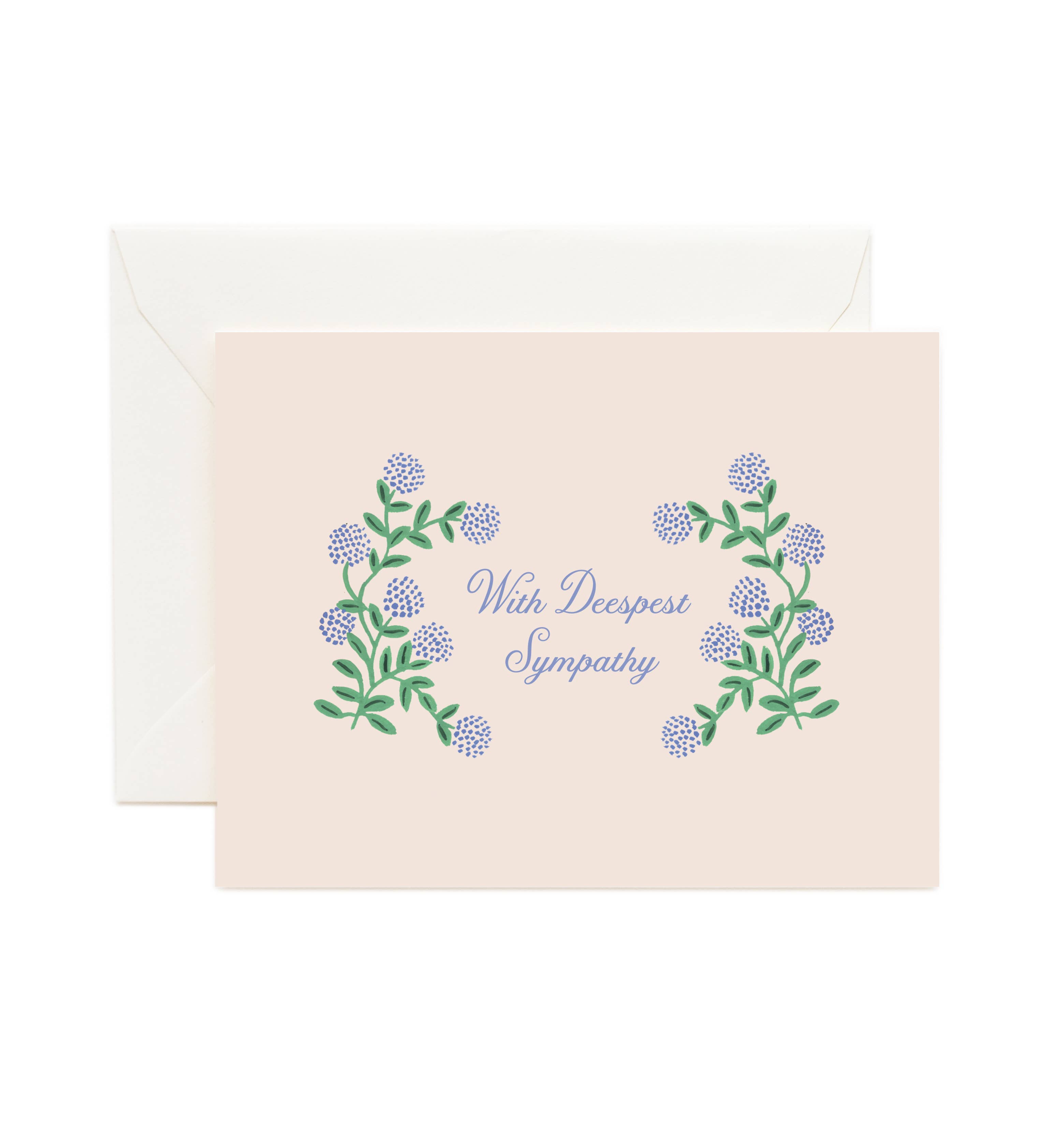 Rifle Paper Co. - Wholesale Sympathy Card - Hydrangea Sympathy Card