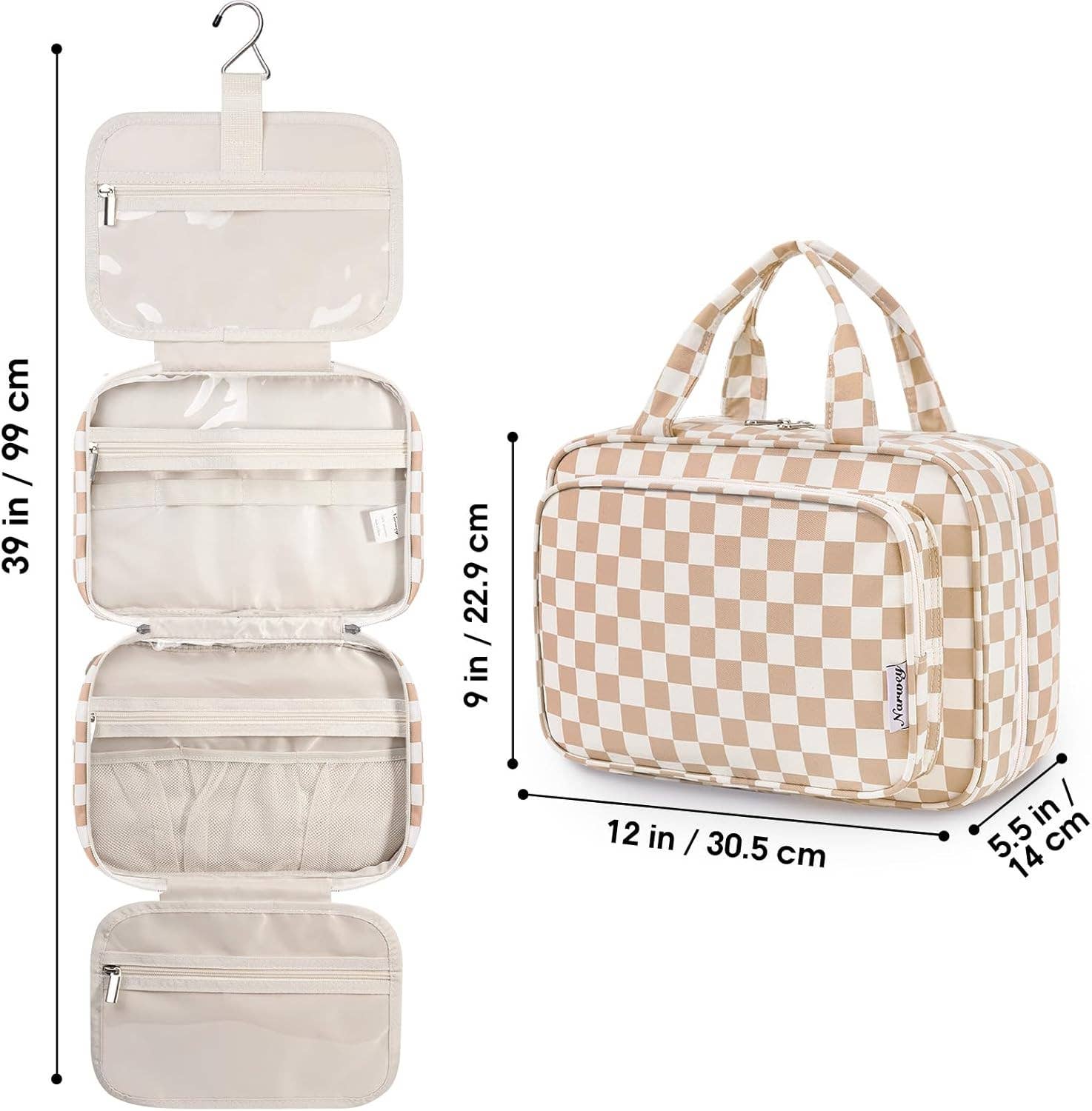 wandf – Großhandel Schmink-/Kosmetiktasche – Hängender Kulturbeutel für Frauen Reise-Make-up-Tasche130