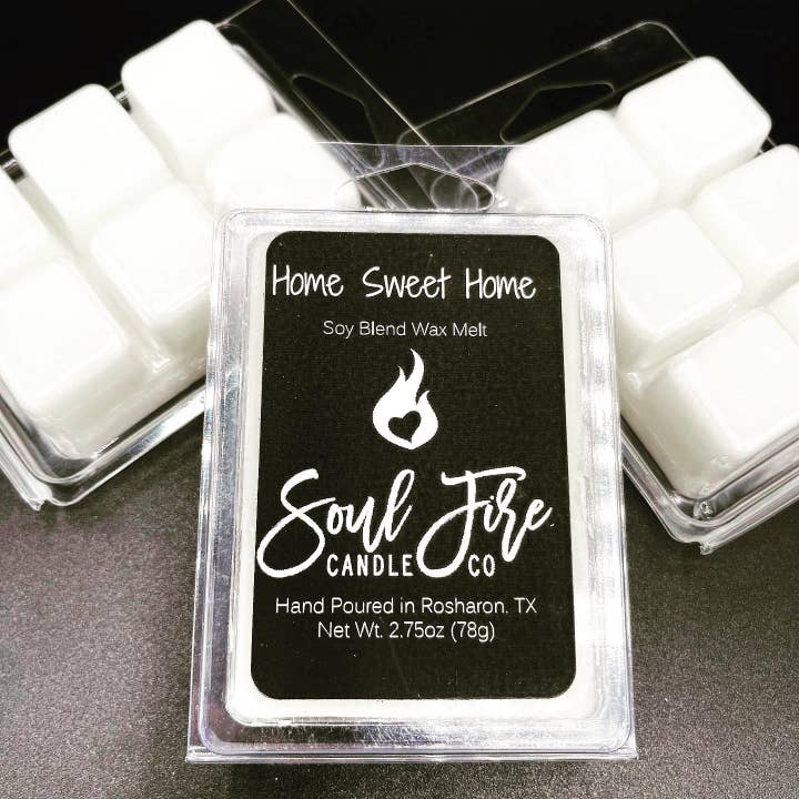 Home Sweet Home Wax Melt for wholesale by Soul Fire Candle Company