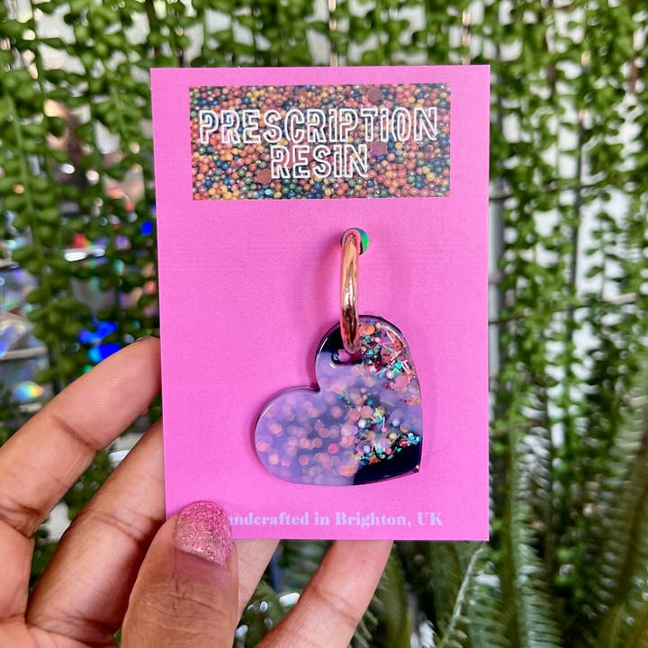 Prescription Resin - Wholesale Keychain - Women's - RESIN BAG CHARM | DOG COLLAR TAG | x 6 MIXED ASSORTMENT6