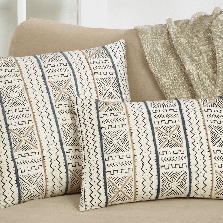 Almohada de tela de barro para venta al por mayor de Saro Lifestyle