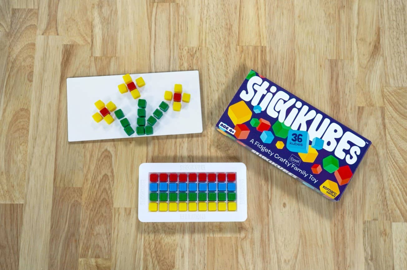 Komarc NA - Venta al por mayor Juegos de construcción - Niños - StickiKubes: Cubos adhesivos reutilizables sin pegamento para niños3