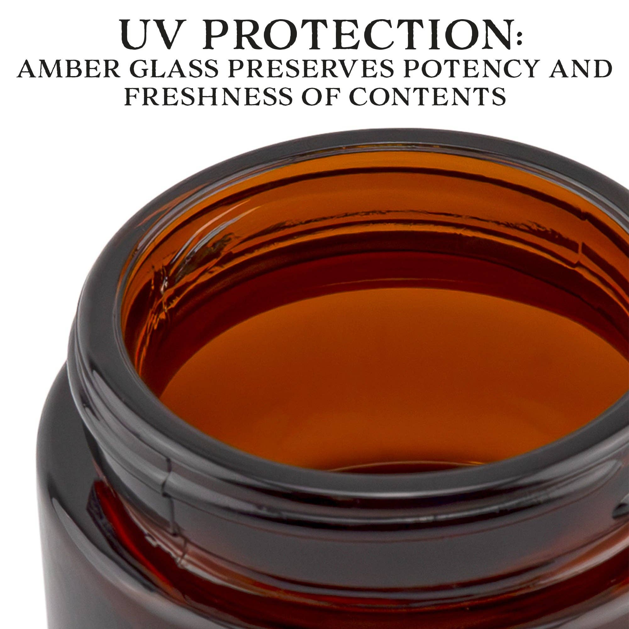 Kurated Korner - Vendita all'ingrosso Barattoli - Barattoli in vetro ambra da 30 ml (12 pezzi)6