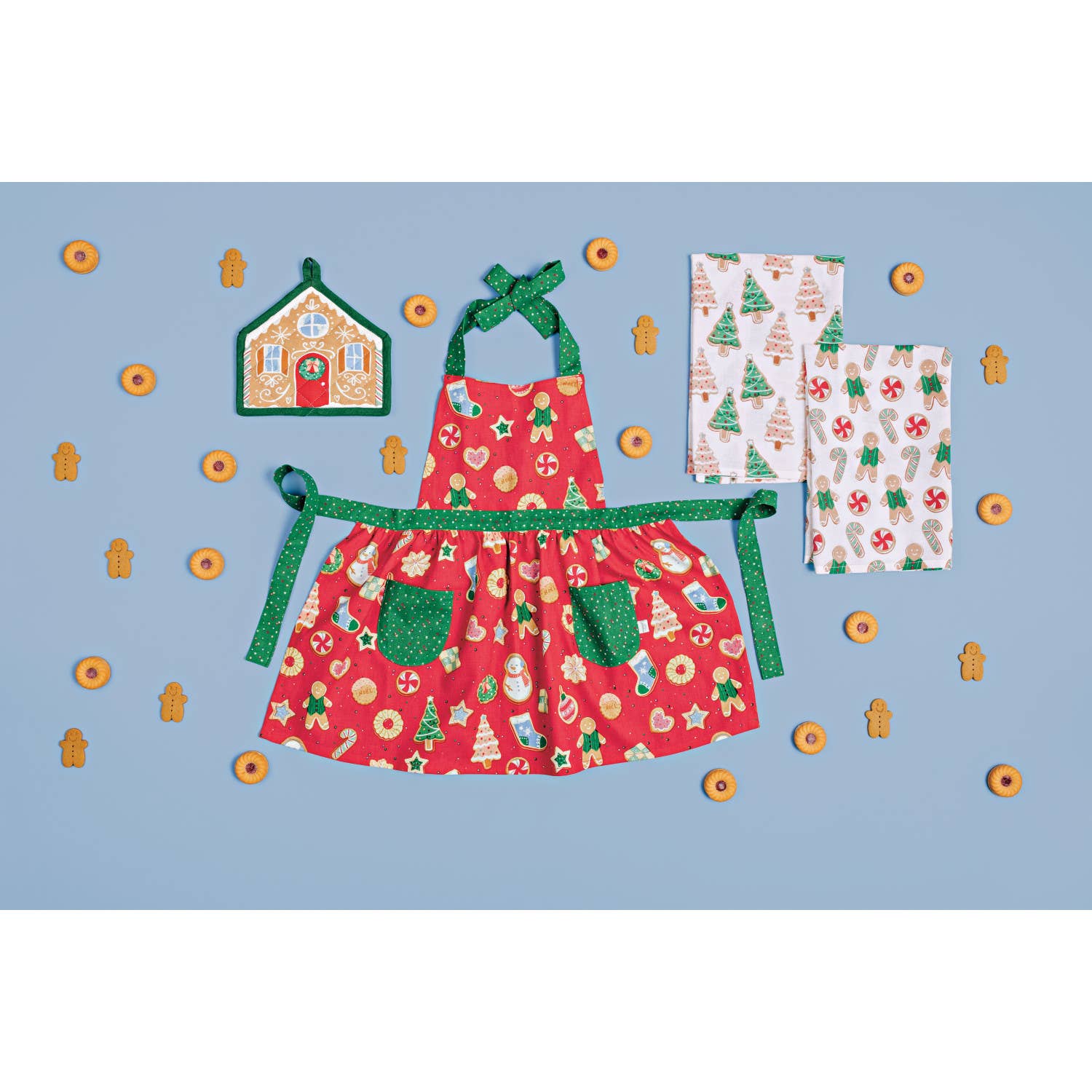Danica Jubilee - Wholesale Apron - Cookie Exchange Maisie Christmas Apron1