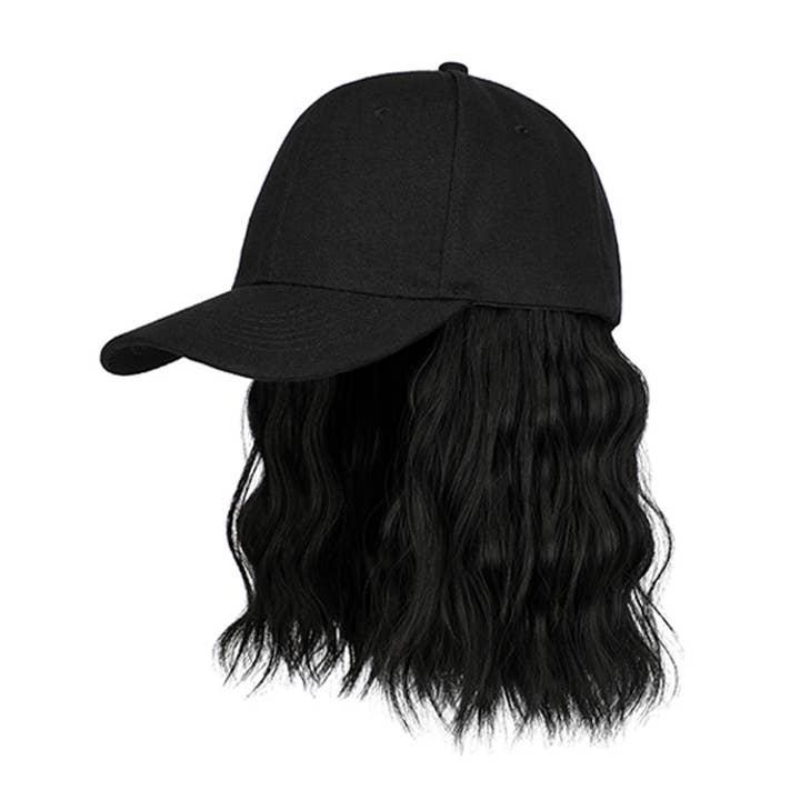 AK Brand - Wholesale Hair Extensions - Baseball Cap with Wavy Short Hair Extensions for Women8