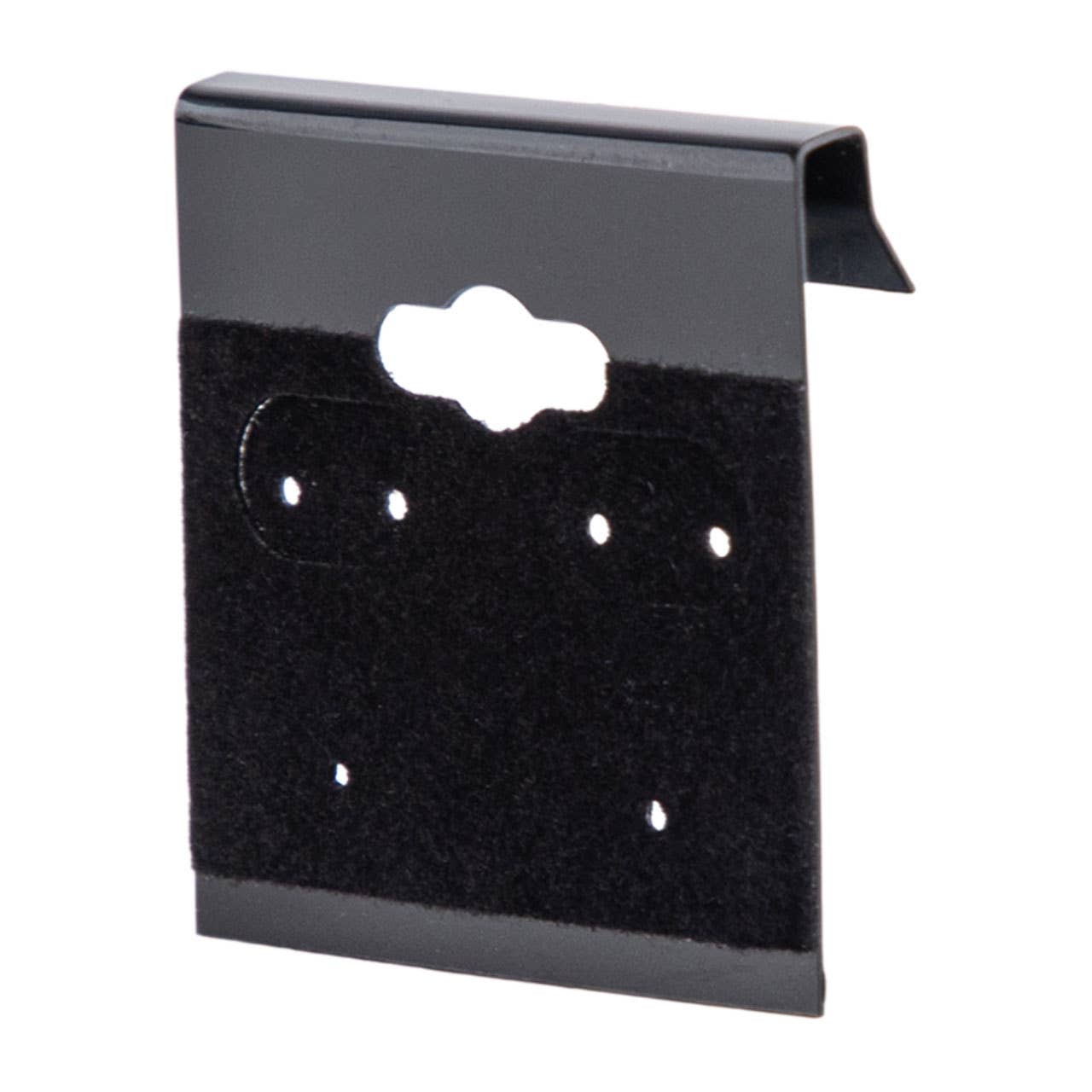 Store Supply Warehouse - Wholesale Jewelry Stand & Display - 1 ½" Black Square Velour Earring Cards - Pack of 1008