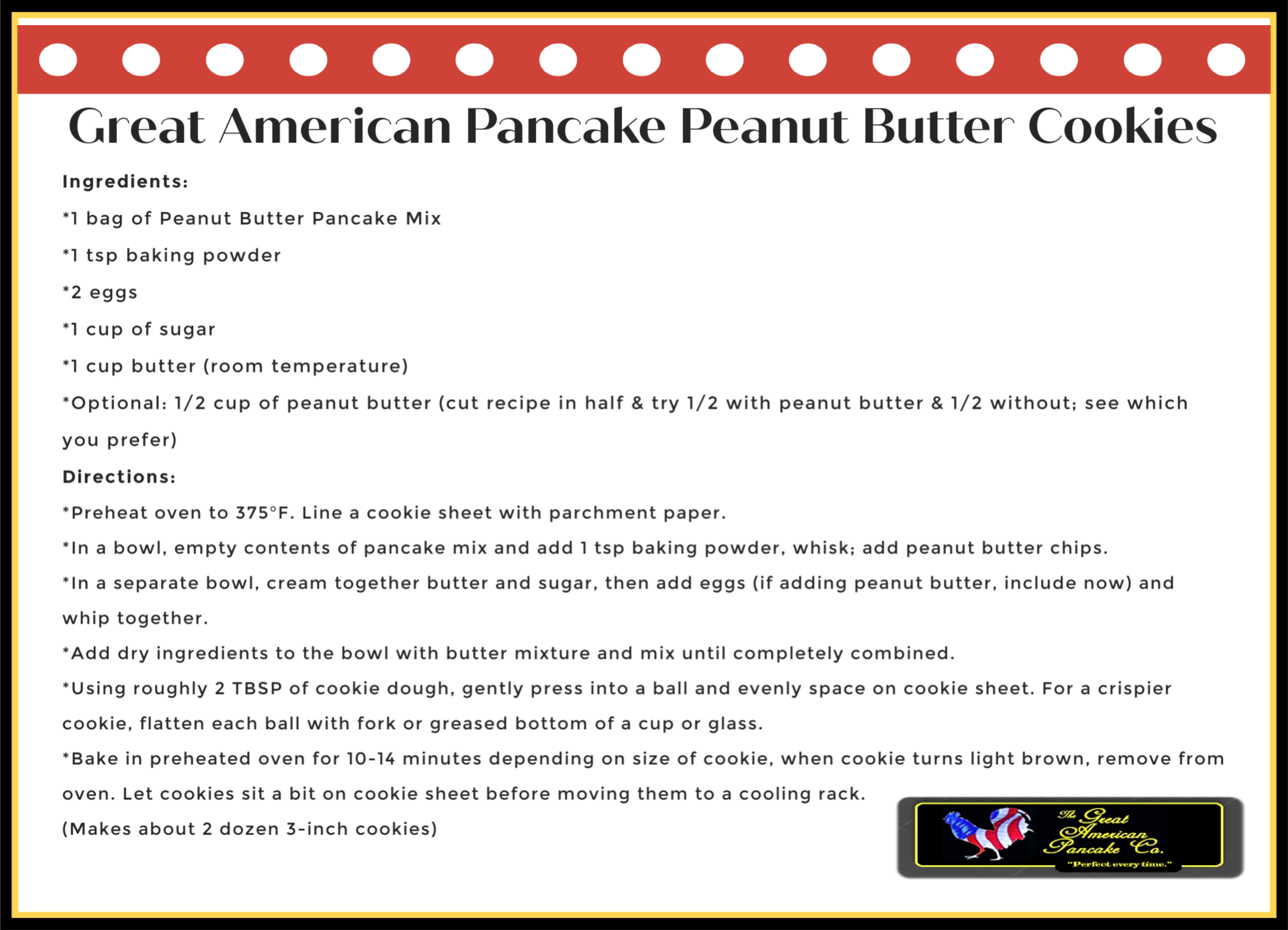 Great American Pancake Company - Vente Préparation pour pancakes - Mélange gourmet pour crêpes et gaufres au beurre d'arachi5