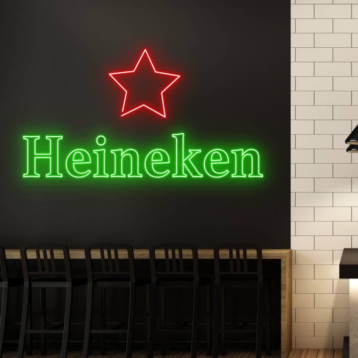 Glow Neon - Wholesale Neon Sign - Heineken Beer Neon Signs, Bar Pub Long-lasting Decor1