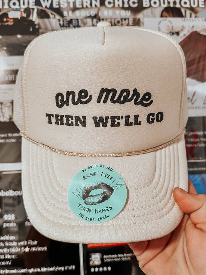 One More Trucker Hat for wholesale by THE BEVEL LABEL