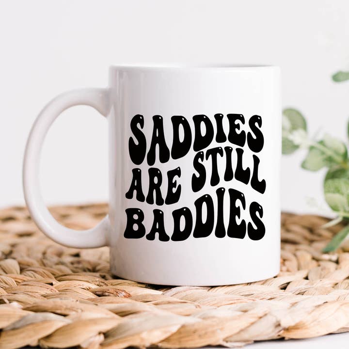 Tasse à café Saddies Are Still Baddies, Depression pour la vente par Hm Mugs