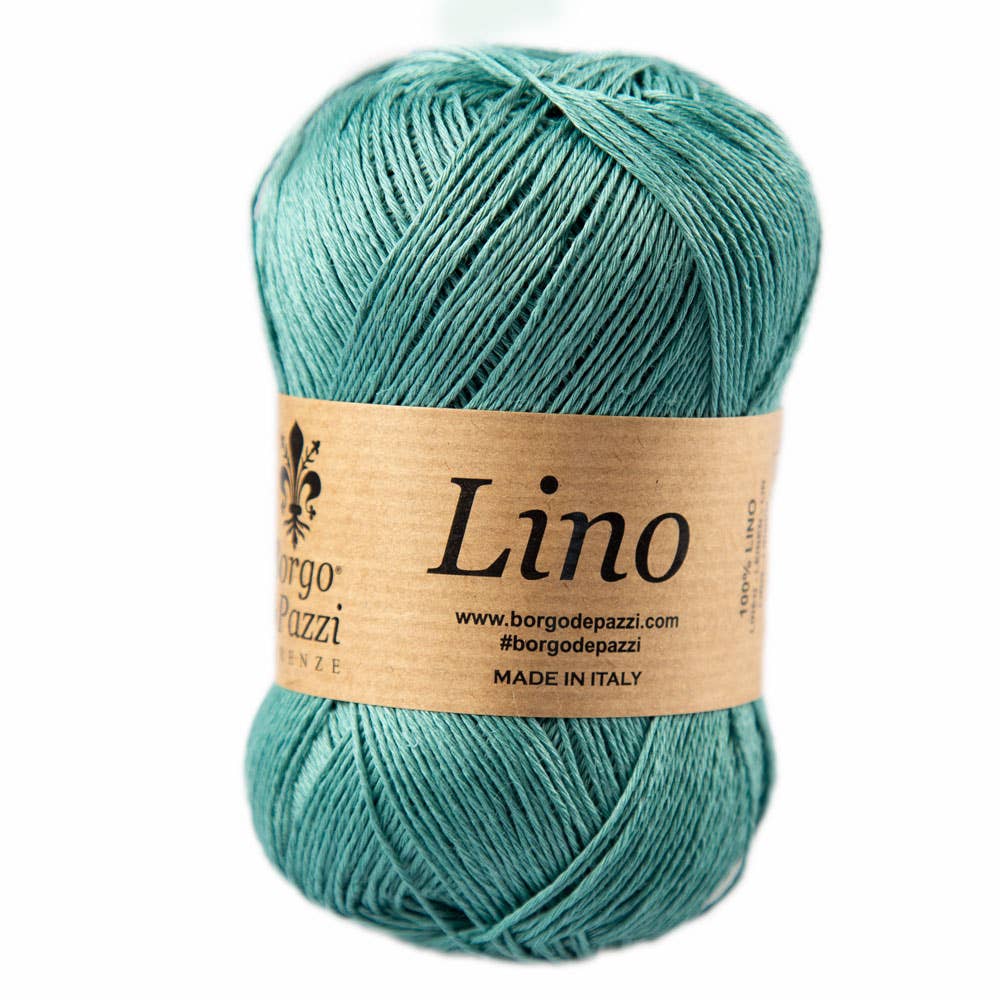Borgo de' Pazzi - Firenze – Großhandel Garn – Lino - Leinenwolle 10 x 50 g Knäuel8