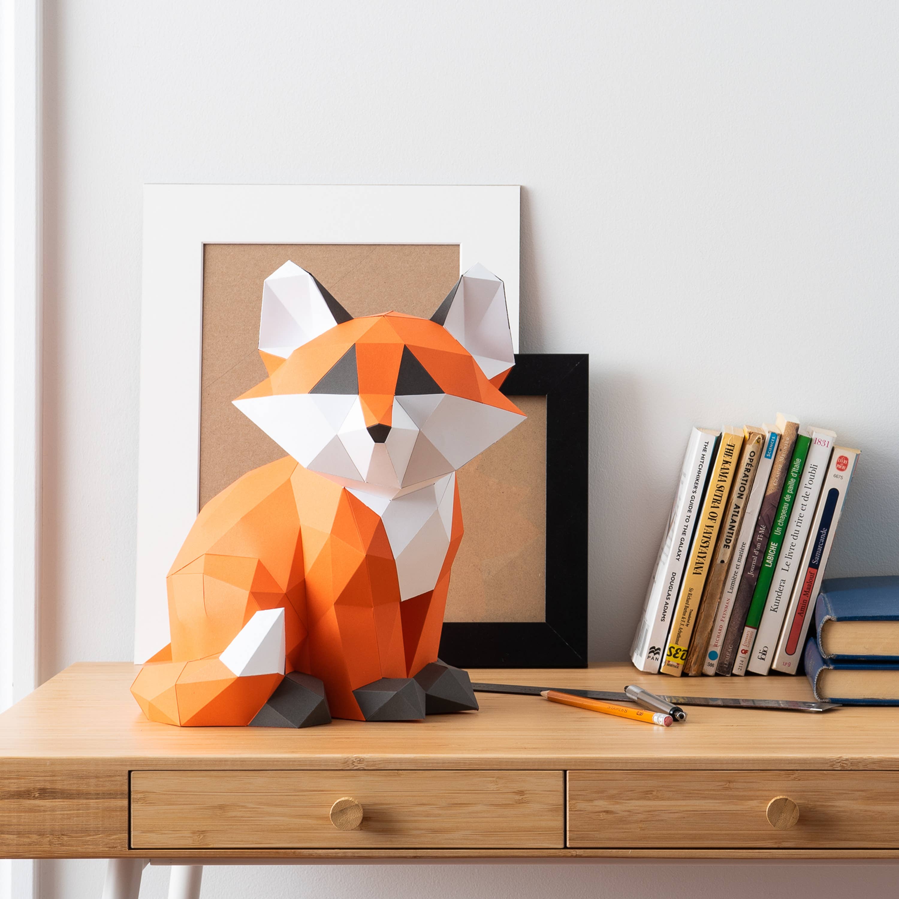 Sofs Designs - Wholesale DIY Craft Kit - DIY Baby Fox 3D LUX paper origami model Kit 1