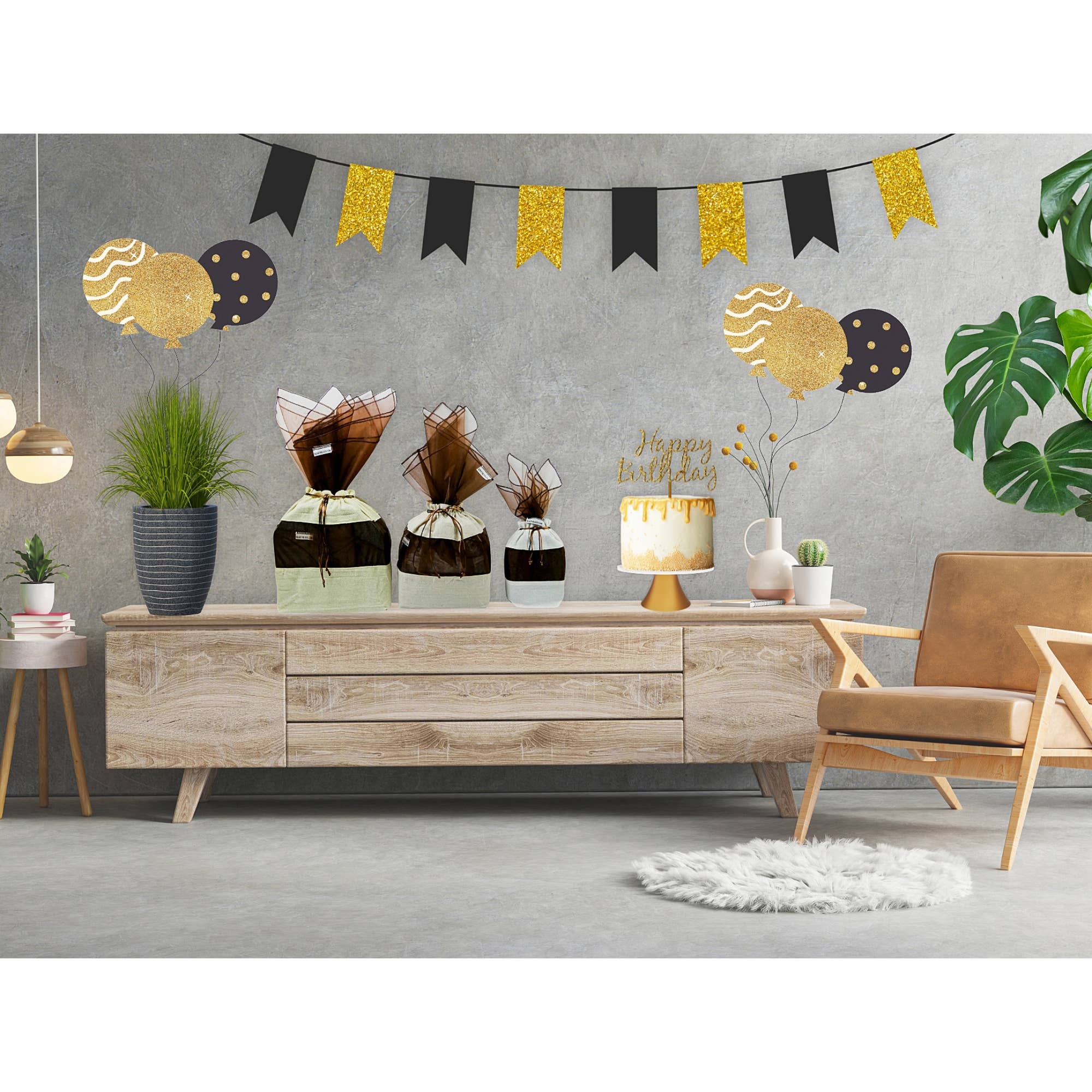 Beauty Blisss - Wholesale Gift Bag Set/Pack - Cotton Linen Gift Bags – Singles & 3-Pc Set (S/M/L)9