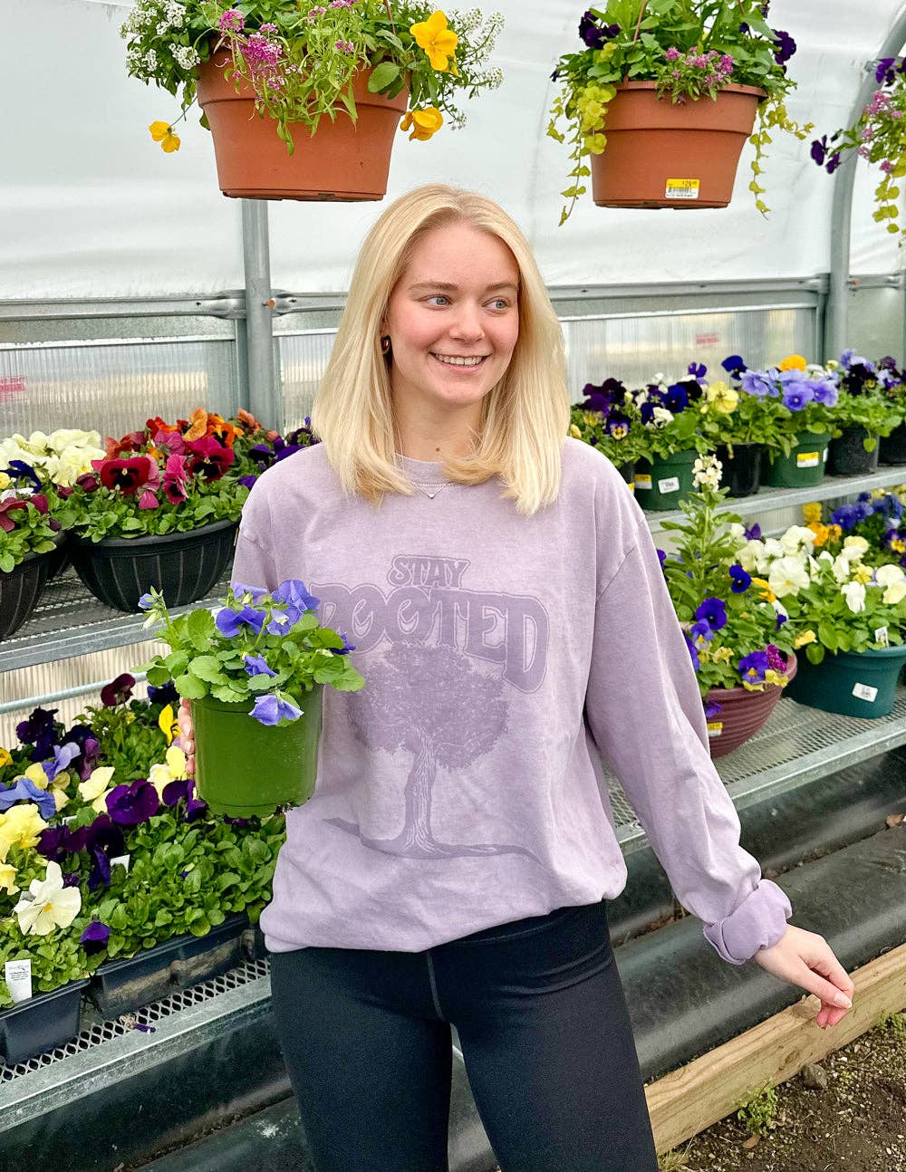 Elevated Faith - Wholesale T-shirt met print - Dames - Stay Rooted LS T-shirt, uniseks5