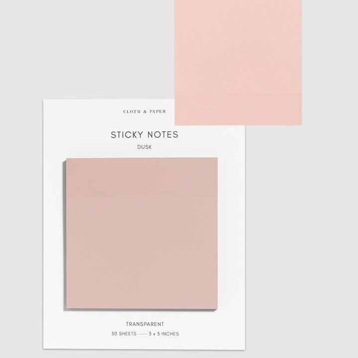 Cloth & Paper - Wholesale Sticky Notes - Transparent Sticky Notes5