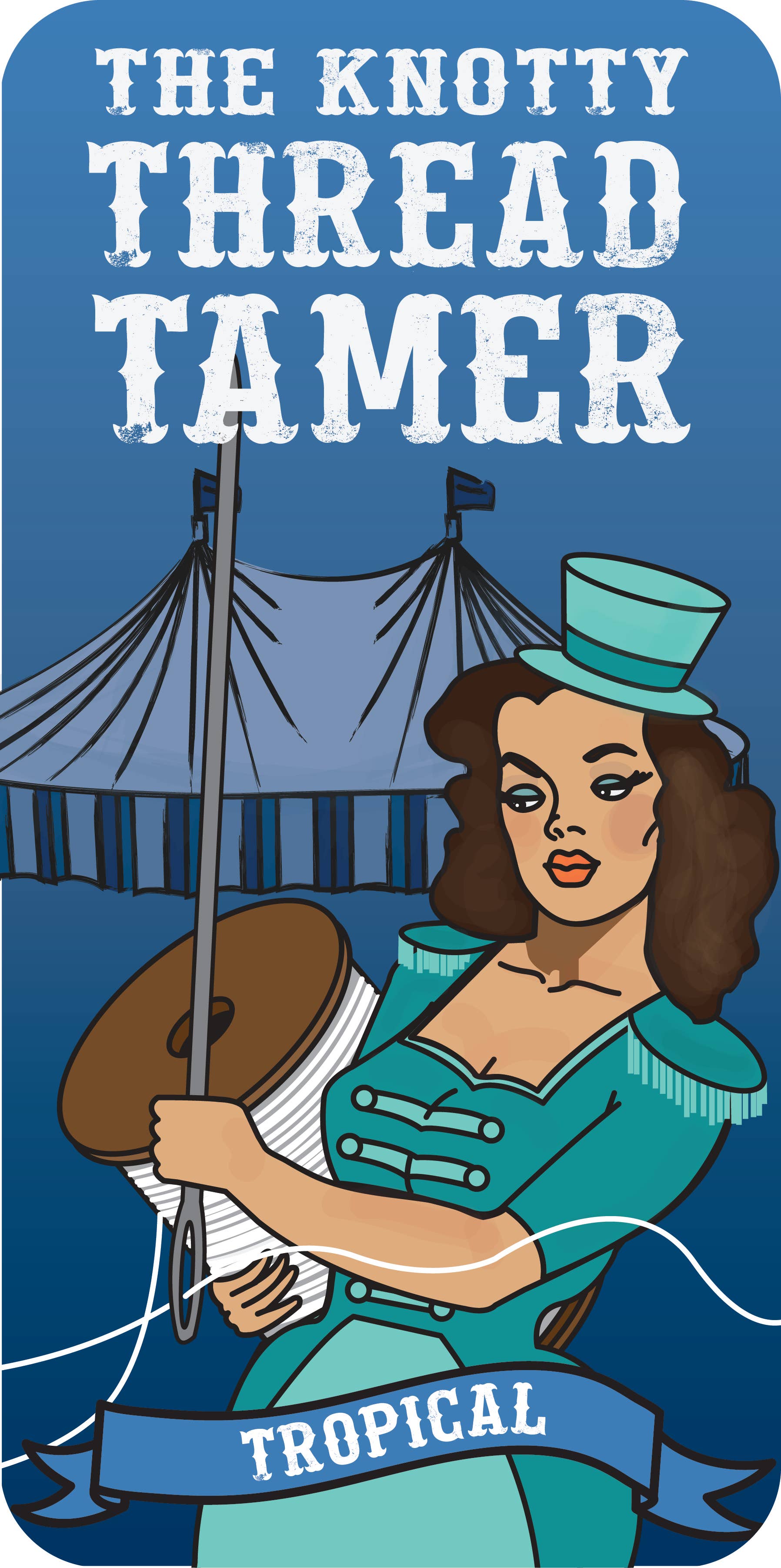 The Knotty Thread Tamer - Wholesale Craft Tool - The Knotty Thread Tamer- Tropical1